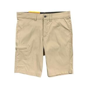 Eddie Bauer Shorts Mens 32 Tan Nylon Blend Rainier 10 in Tech Active Outdoor